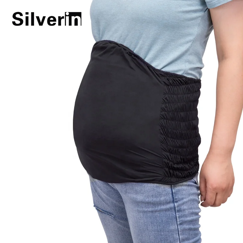 Pregnant women stretchy double layers reduce EMF radiation shielding belly band