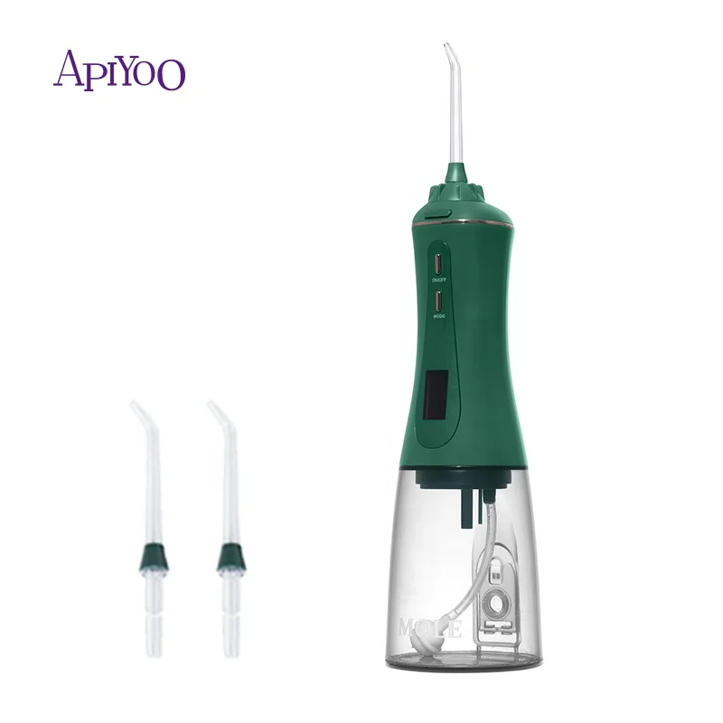 350ml LCD OLED Digital Display 150 psi Mouth Cleaning Portable Water Jet Flosser Dental Water Oral Irrigator