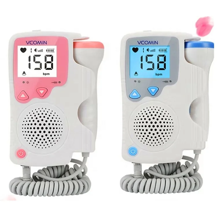 VCOMIN Home Use Pocket Fetal Heartbeat Baby Monitor Doppler Portable