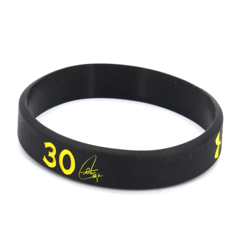 Custom print logo fashion sports running plastic pvc rubber silicone wristband bangle bracelet