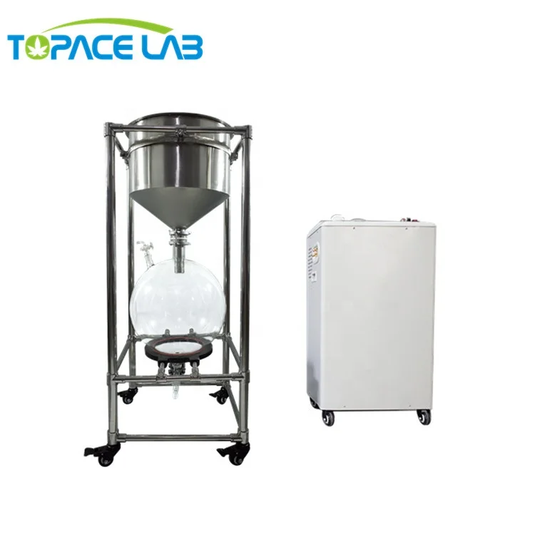 Topacelab oem high quality glass filter funnel with vacuum pump for oil filter etc