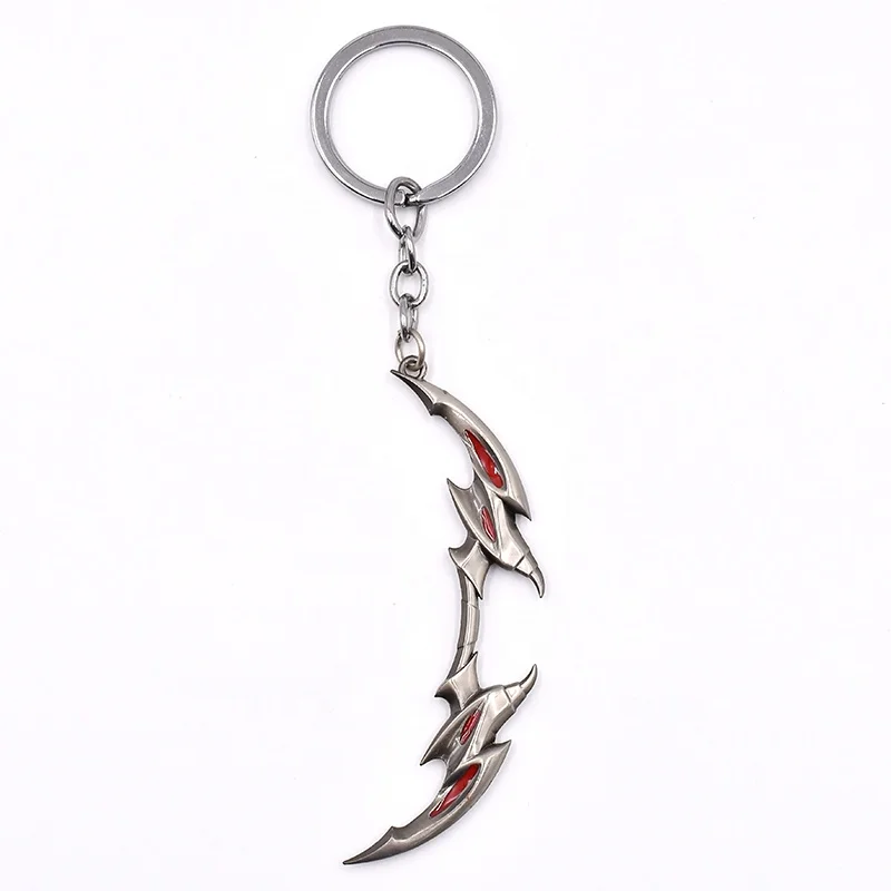 League of Legends game character bow and arrow mini metal material exquisite painting details restore key chain decoration gift