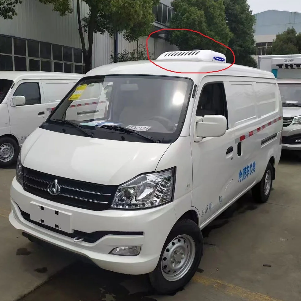 Kingclima V-200 van reefer unit 12v 24v direct engine drive van refrigeration units with optional backup function