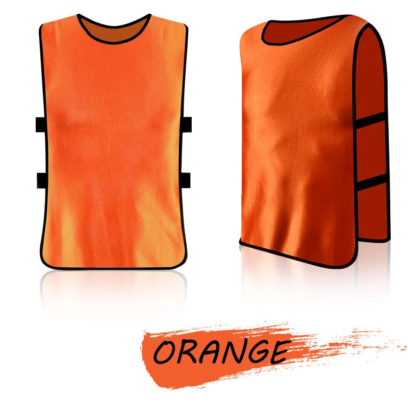 Cheap Custom children numbered soccer training bibs football scrimmage pinnies