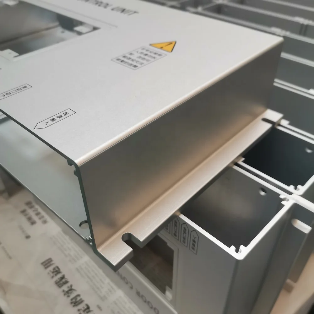 Zhonglian Aluminum Extruder CNC Machining Large Industrial Aluminum Part Aluminium Box Profile with Milling Turning