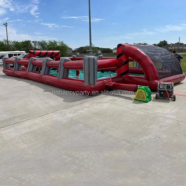 Outdoor Rental Soccer Field Outdoor  Inflatable Sports Games Inflatable Foosball Field for Kids and Adults