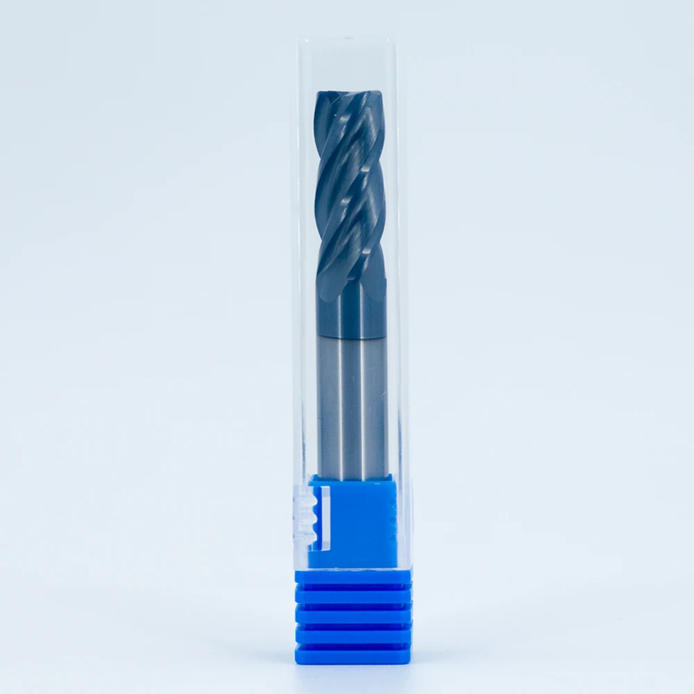 45HRC end milling cutter 4 flutes tungsten carbide end mill and drill grinder for hard material