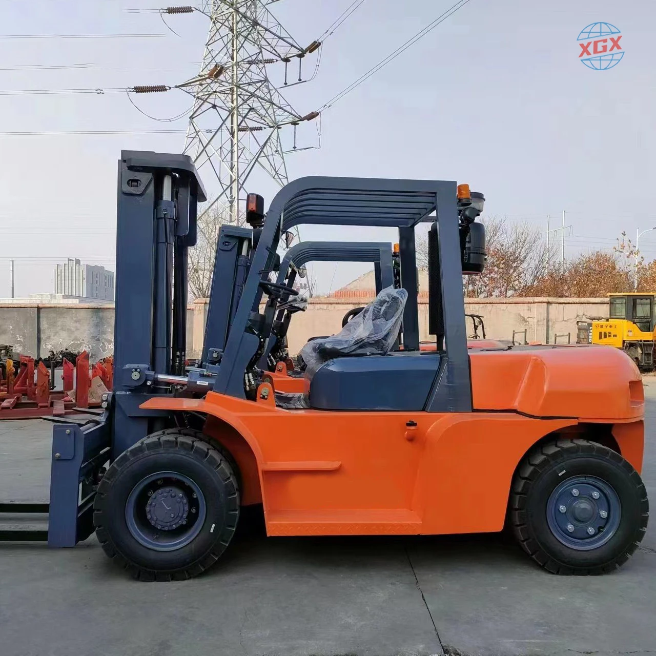 4Wd Agricultural Off-road forklift Truck 2 Tons 4X4 diesel forklift Truck