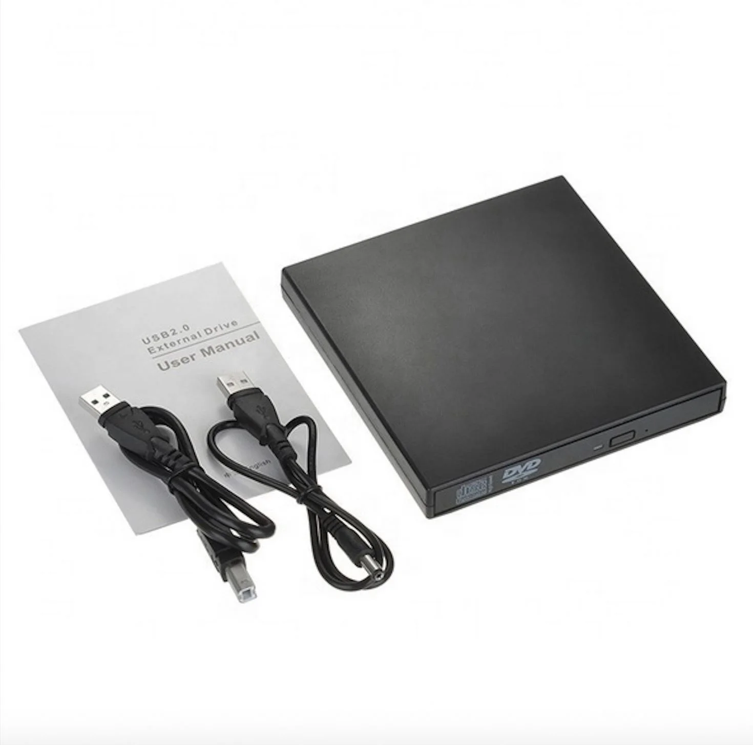  Зарядное устройство внешний USB CD-RW горелки DVD/CD считыватель плеер с двумя кабели для Windows и Mac OS ноутбук