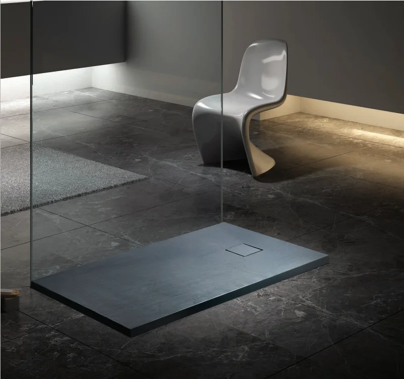 
High quality concise design artificial stone bathroom resin shower tray 