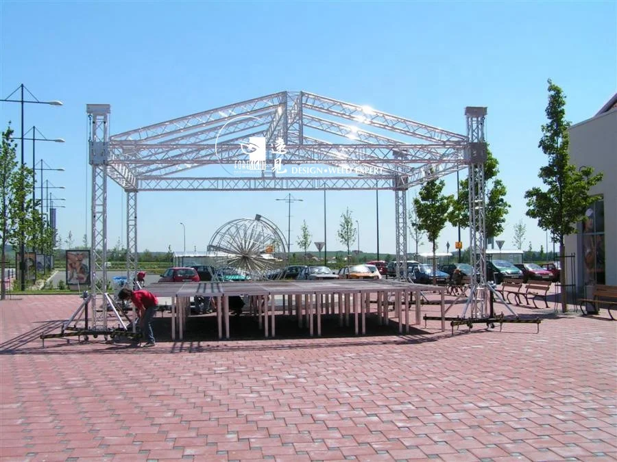 Flat/Arch/Peaked Roof Truss System Aluminum Roof Truss