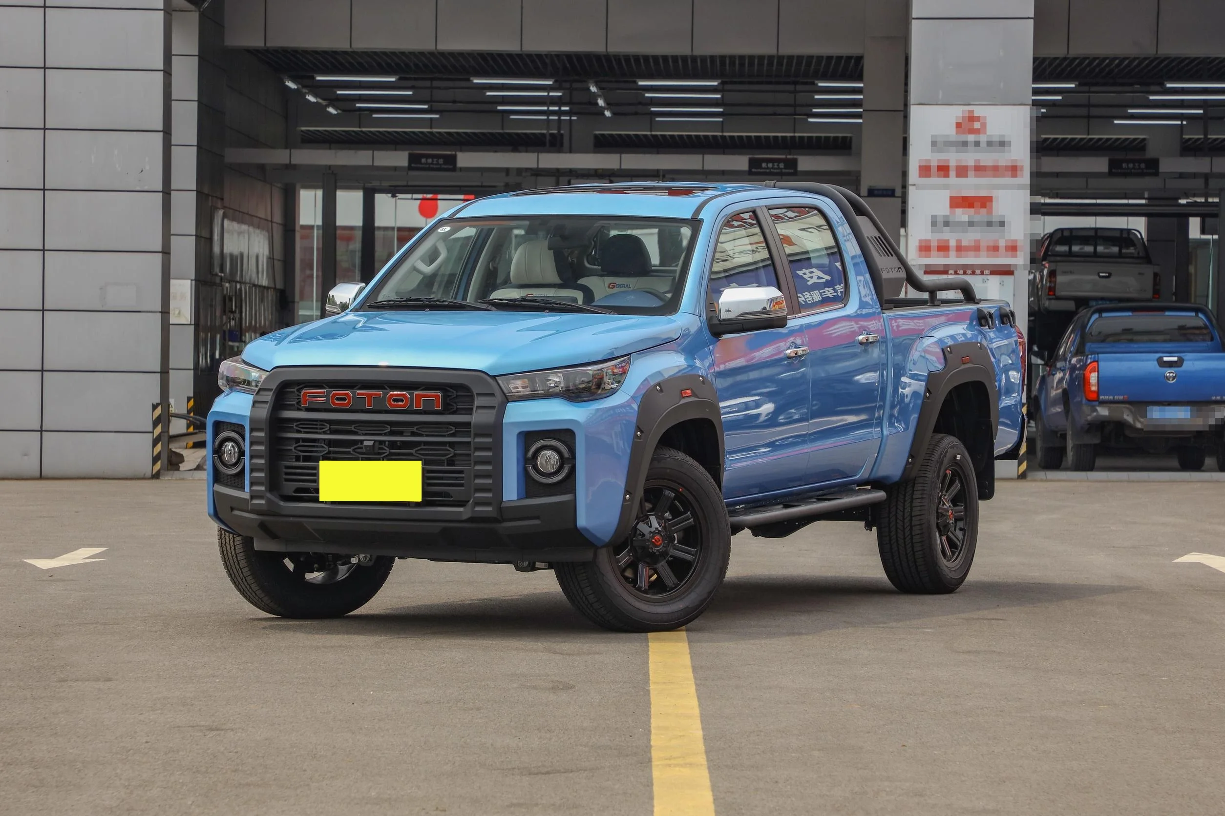 Gasoline Engine Pickup Car 2.0T 6 wheels lorry truck Diesel Automatic 2wd Two-drive Pickup Car for sale