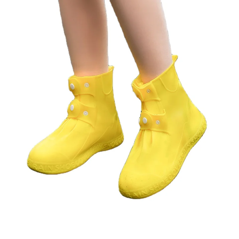 Waterproof non-slip silicone PVC rain shoe covers for men and women