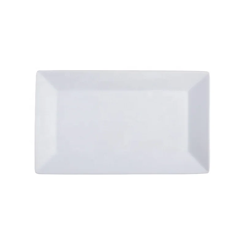 Белая Квадратная тарелка для использования в отеле и ресторане, лидер продаж, китайские продукты, тарелки, керамические тарелки для обеденного набора