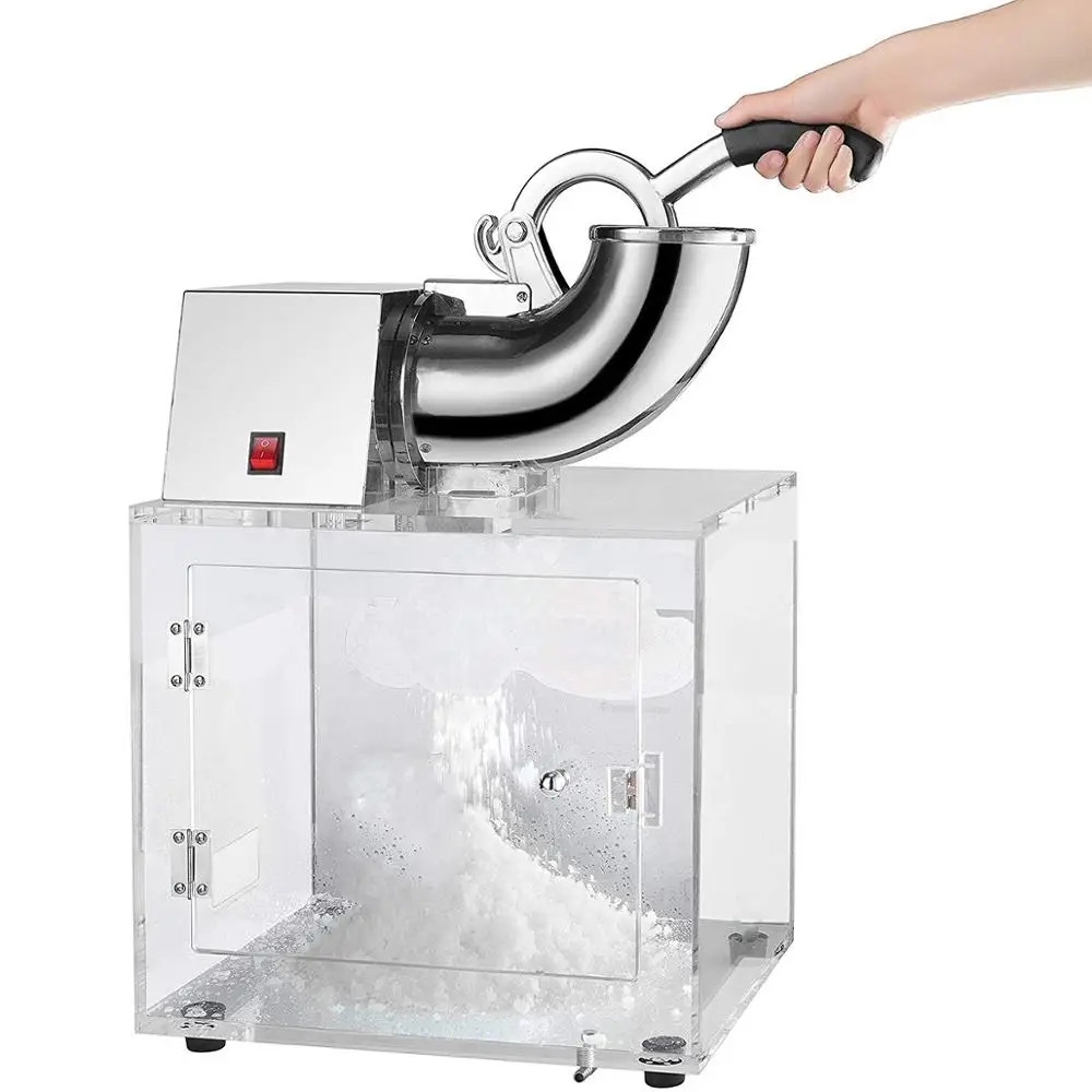 Fast Shipping Commercial Electric Ice Crusher Manual Block Ice Cube Crusher