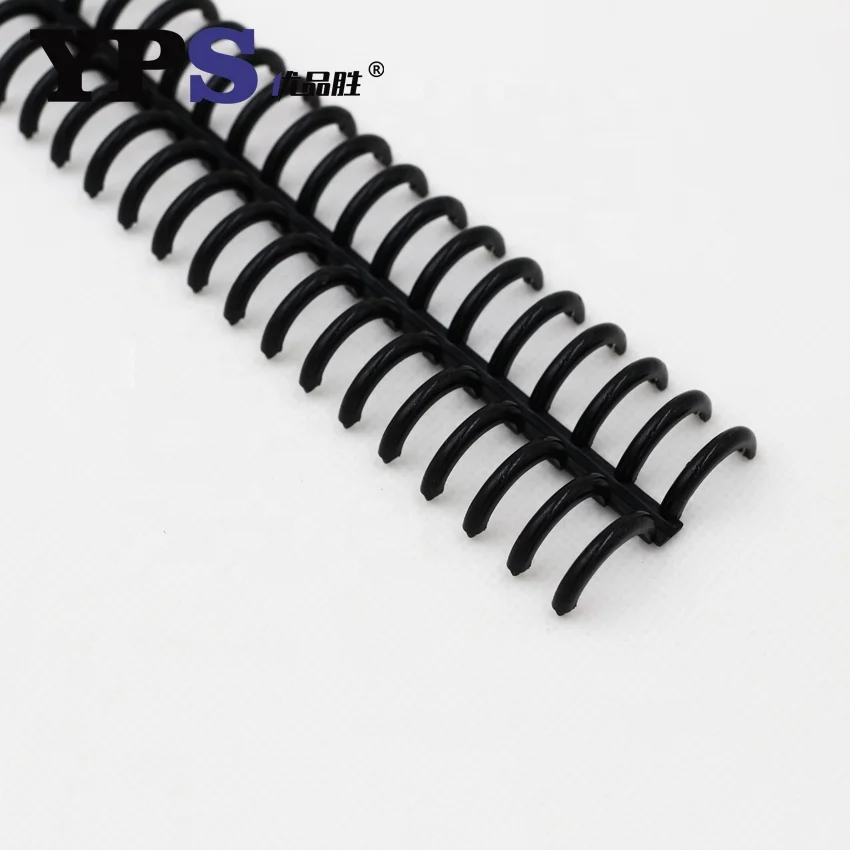 China Hot Sale A4 Notebook Binder Plastic 34 Holes Circles Ring Spiral Clip