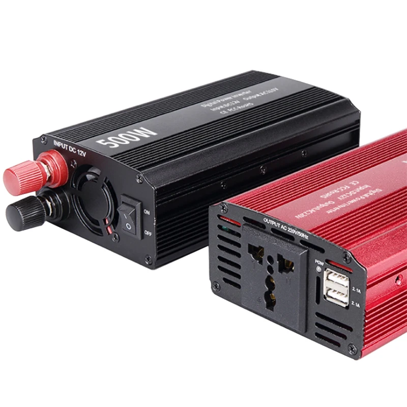 
500W Car Inverter DC 12V To AC 220V 50Hz Auto Inverter/Two USB Power Inverter 