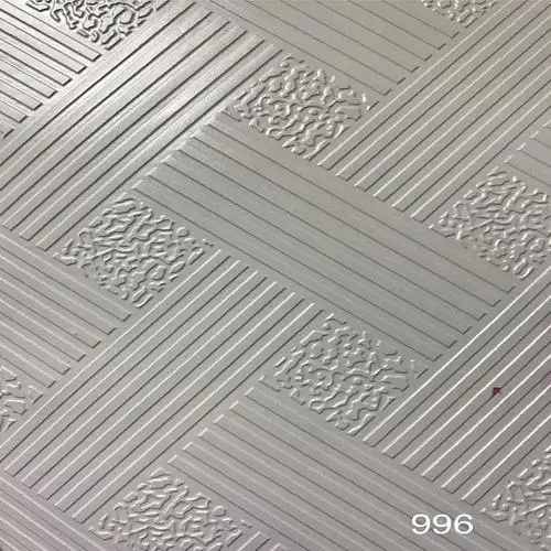 cheap PVC laminated gypsum board 600X600 ceiling tiles