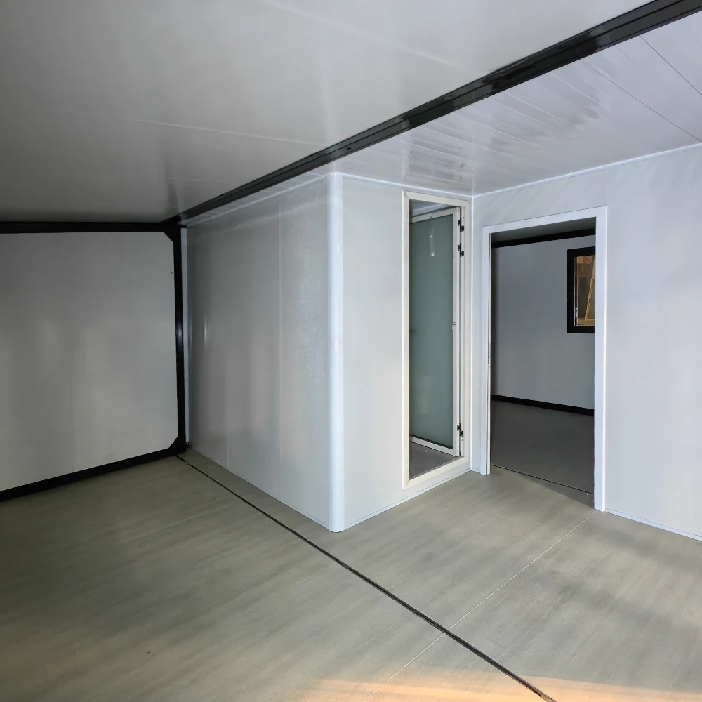 Factory Prefabricated Metal Structure Modular Mobile Tiny Homes Prefab Easy Installation Double Wing Folding House Container