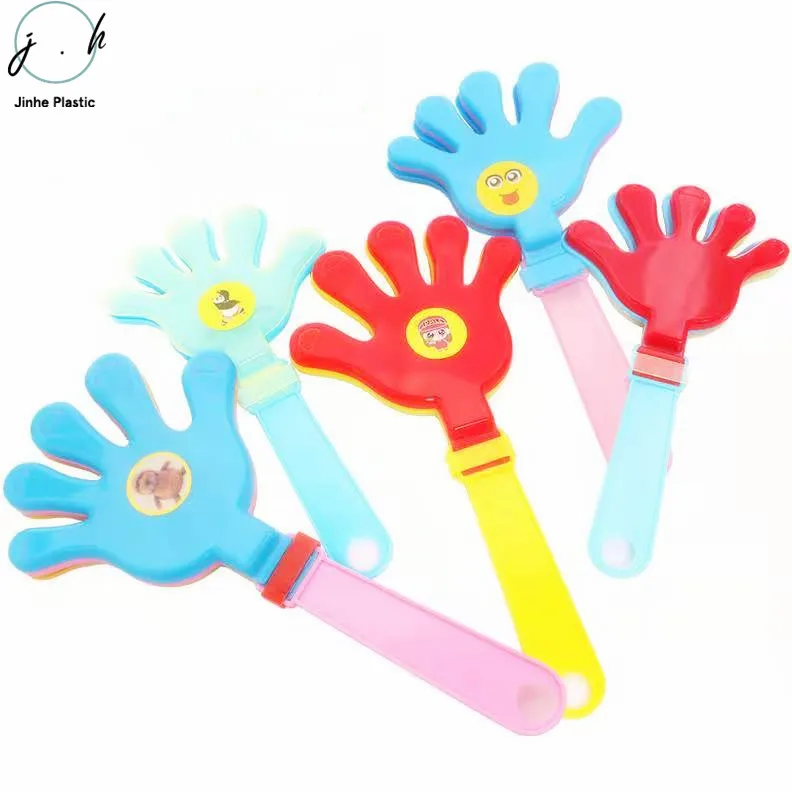 
Hot Selling custom Logo clap trap cheer toy plastic hand Noise Makers hand clapper 
