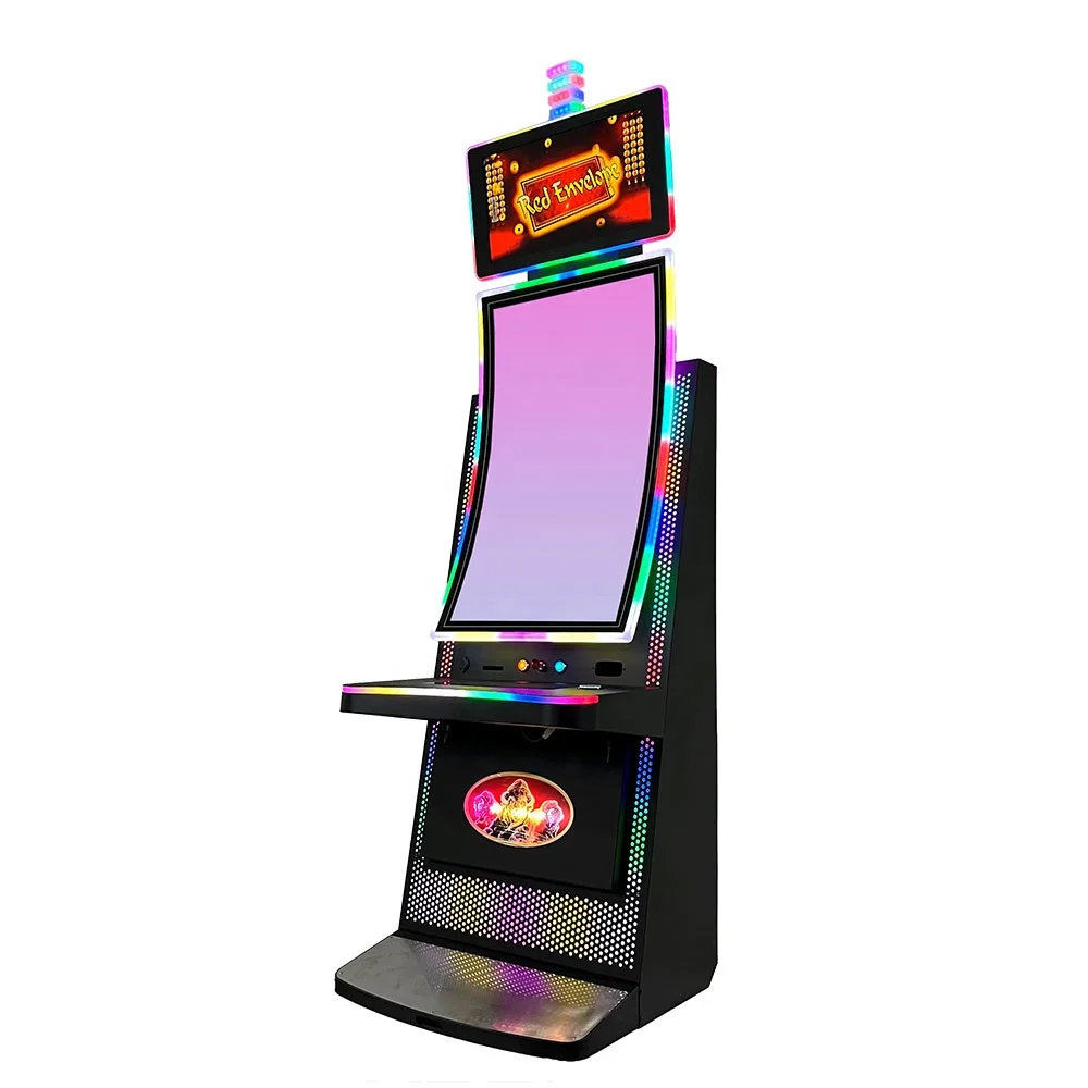 Wholesale 43 inch 3M Curved Touch Screen Amusement Coin Operated Metal Cabinet Arcade Skill Game Machine