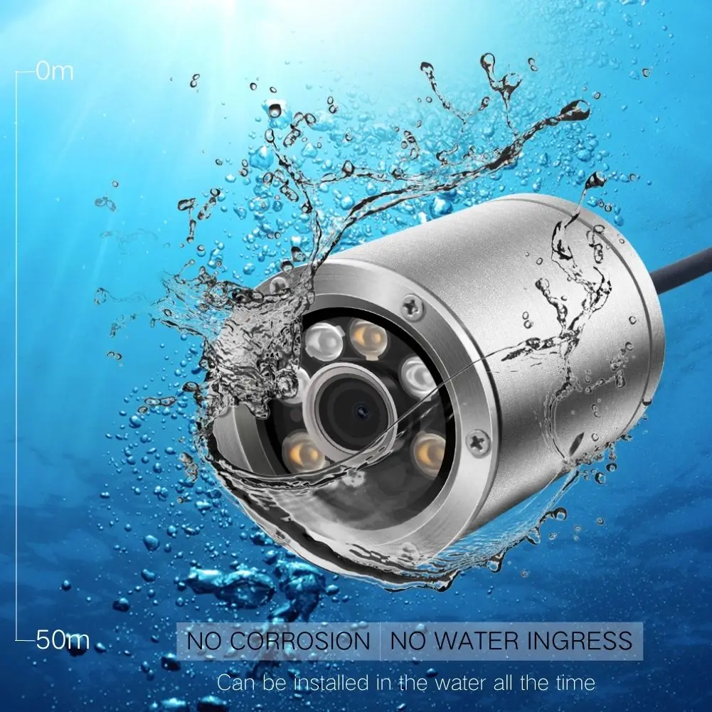 High Definition And High Quality Seawater Resistant Stainless Steel Housing Waterproof Underwater Video Camera