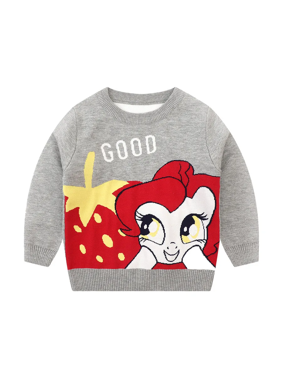 New Design Boutique Baby Kid Clothes Long Sleeves Solid Cotton Fabric Lovely Baby Girl t shirt