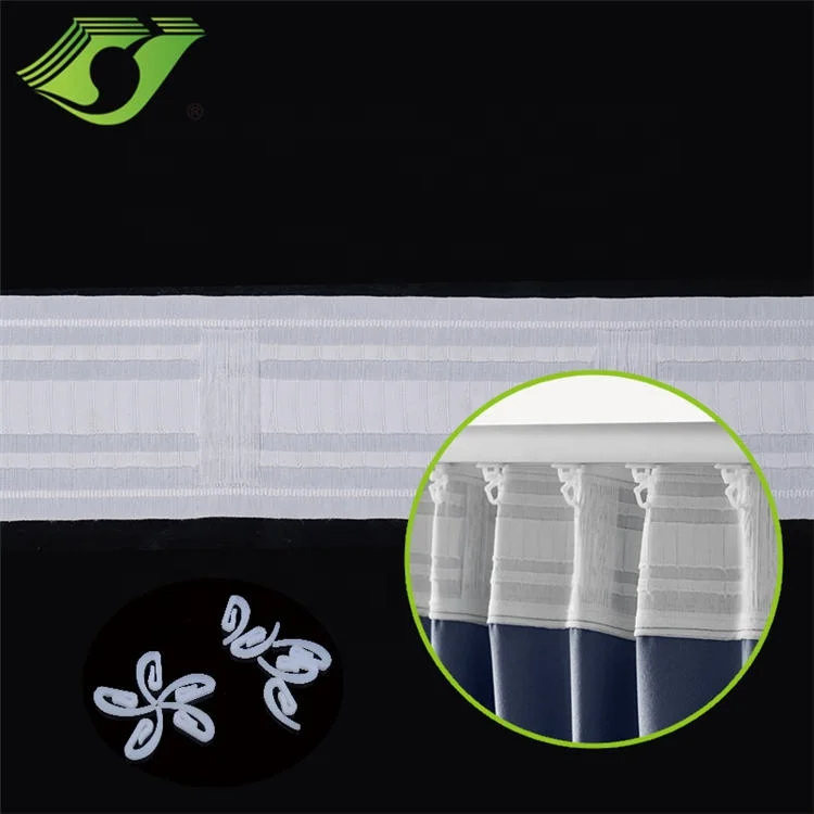 Hot sell Wholesale Polyester curtain tape curtain eyelets tapes