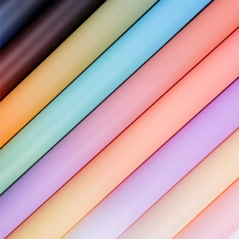 Wholesale Florist Supplies  waterproof flower Packing Korean Gifts bouquet wrap paper for flower shop