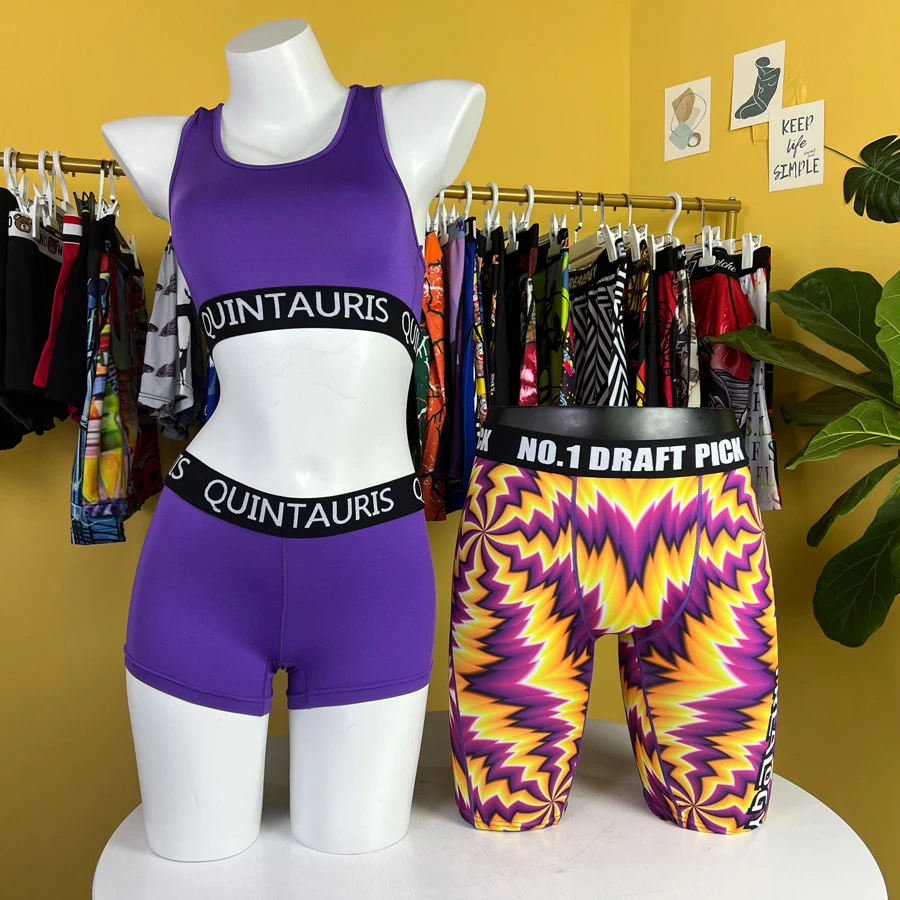 Индивидуальный жаккардовый логотип с сублимационной печатью, большие размеры для женщин, сексуальное нижнее белье, мужские трусы и боксеры