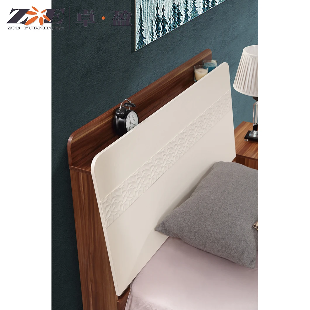 Hot Selling King Size High Gloss Bedroom Furniture Modern Design Bedroom Set