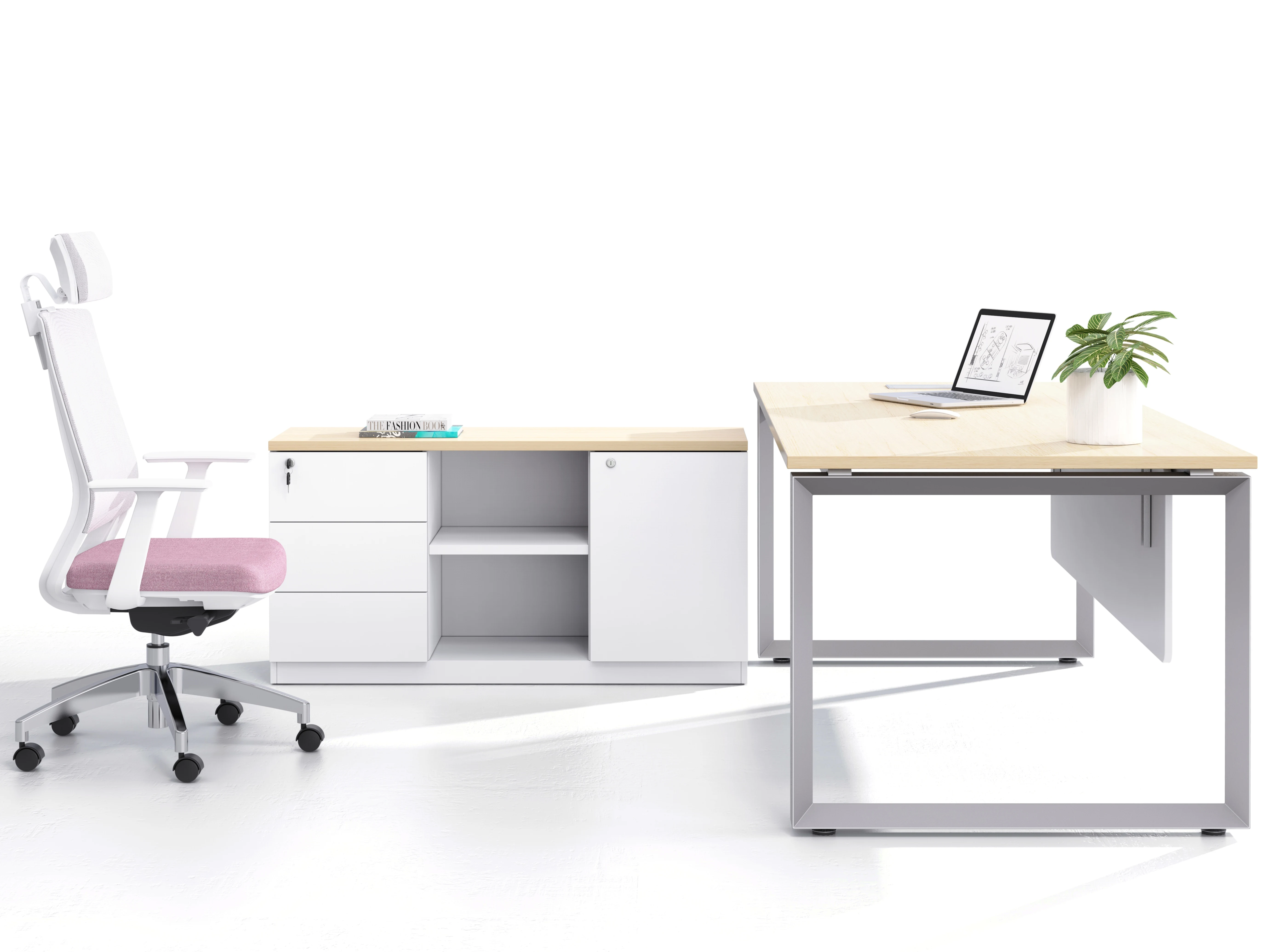 Modern office furniture manager workstations modular desk table partition office workstations staff table metal customize frame