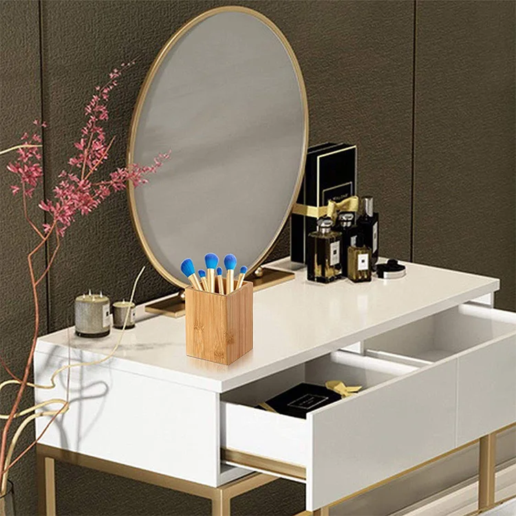  Настольный органайзер из натурального дерева коробка для хранения детский держатель ручек