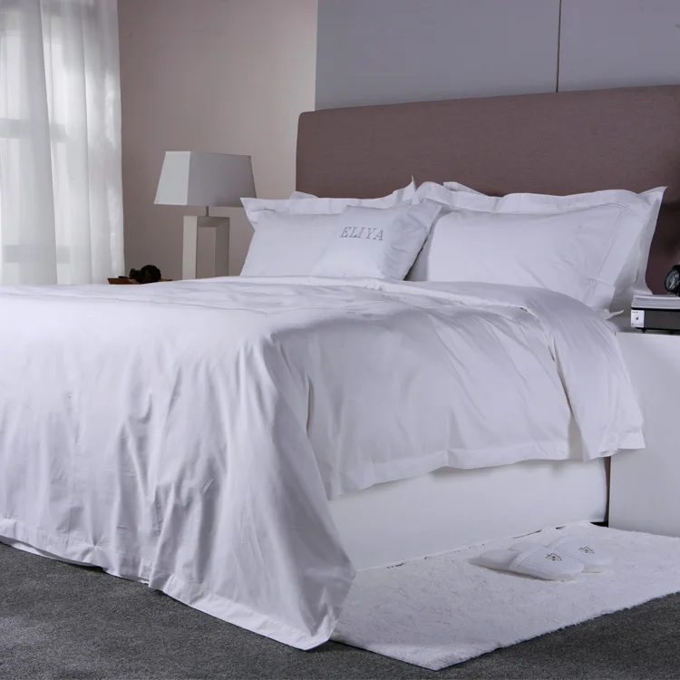 Wholesale King Queen full Size Duvet Covers 100% Cotton Bed Sheets 5 Star Hotel Bed Linen Set