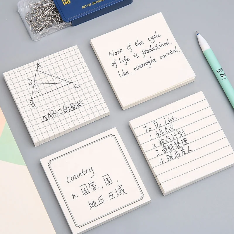 Customized Design Kawaii Memo Pad Cute Stationery Self-Adhesive Feature Direct from Manufacturer