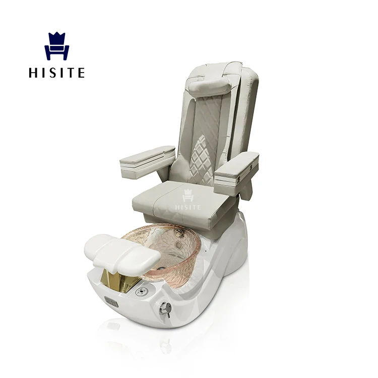 Massage Manicure Pedicure Chairs Nail Salon Furniture Equipment Rose Color Electric Reclining For Man