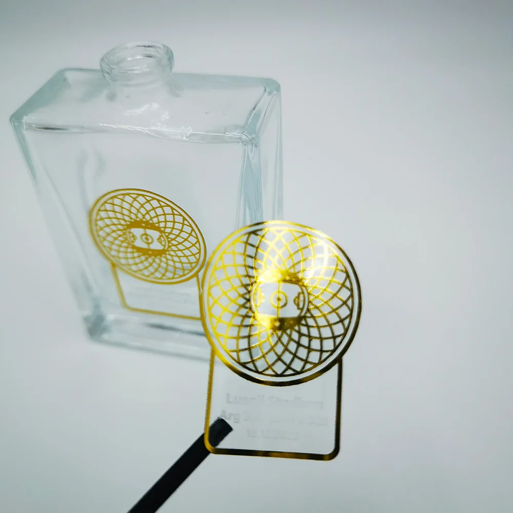 Custom Private Labeling Cosmetics Perfume Bottle Cosmetic Jar Packaging Labels Stickers Printing