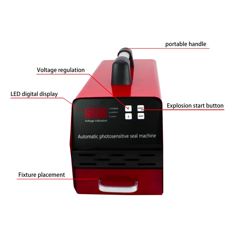 Name Stamp Maker Rubber Flash Making Machine Fully