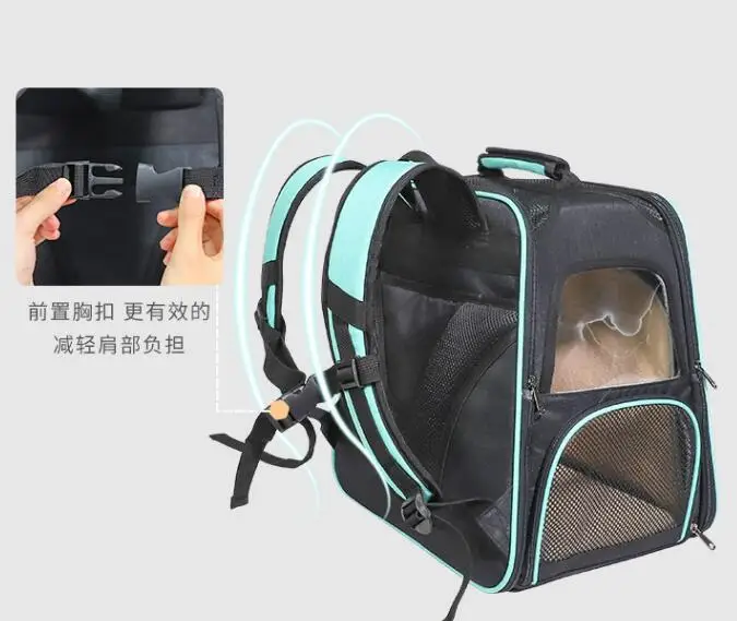 
big volume luxury expandable dog cat backpack wheeled trolley pet carrier with detachable trolley 