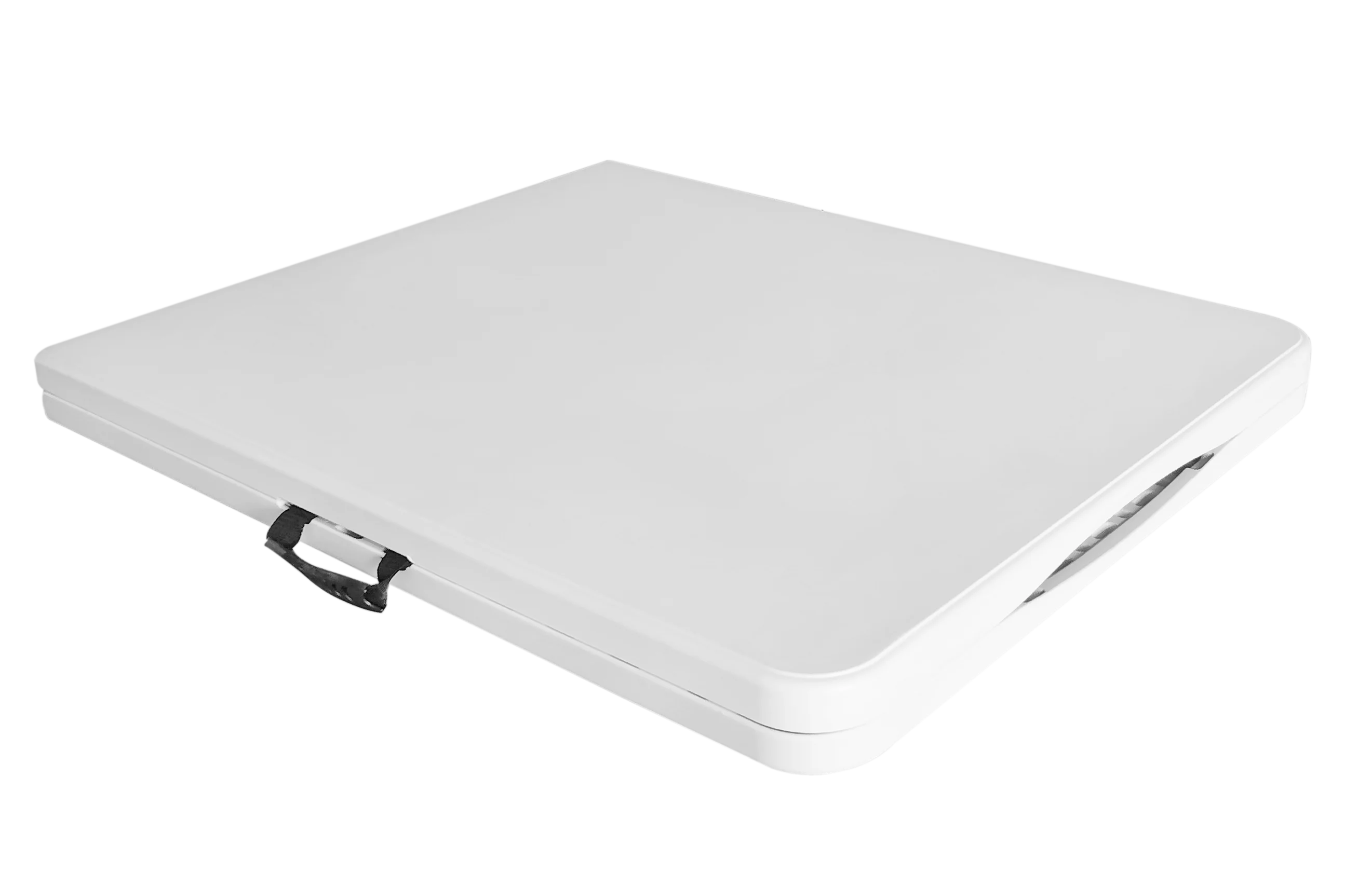 Steel Portable Rectangular Folding Table 6ft 8ft Waterproof HDPE for Outdoor Camping Banquets Use