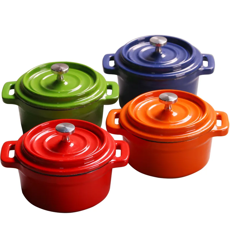 
High Quality new enamel cast iron cookware warmer non-stick pan pots 