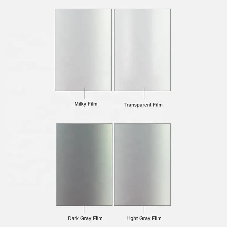 Daylight Window Display Rear Transparent Hologram Projector Screen For 3d Film Back Adhesive