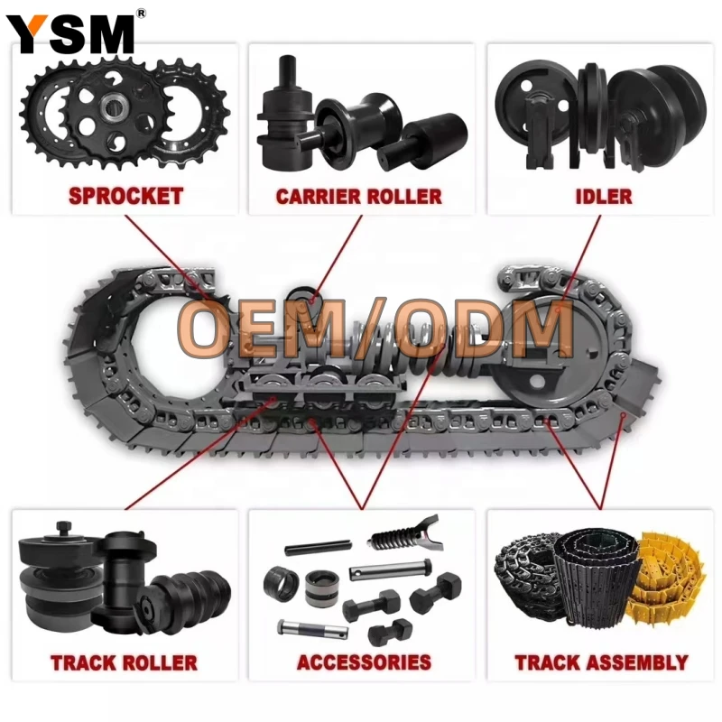 Колесные бульдозеры в сборе для D375 D6d D6r D9n D50 D65 E70b E312 Ec460 Pc20-3 Pc50 Pc75 Pc78 Pc200-5 Pc220 14c0059