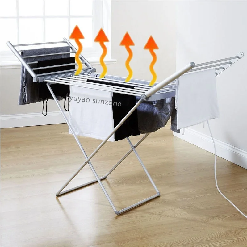 Home appliances of electric heated clothes drying rack