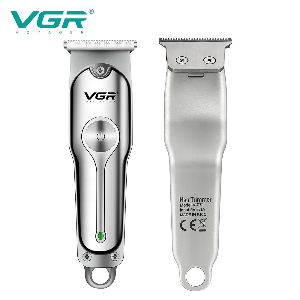 VGR Professional Rechargeable Waterproof Cordless Barber Body Hair Cutting Machine Men Electric Hair Clippers Hair Trimmer