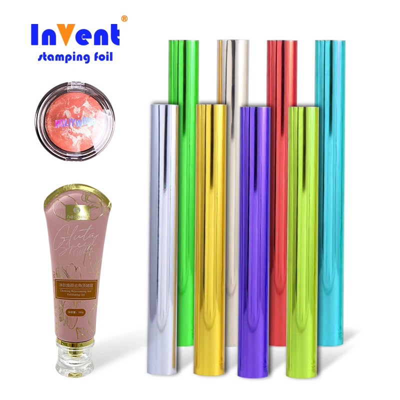 Wholesale China Wholesale Printed Aluminium Foil Gold Hot Stamping Foil For Cosmetics PP/PVC Plastic