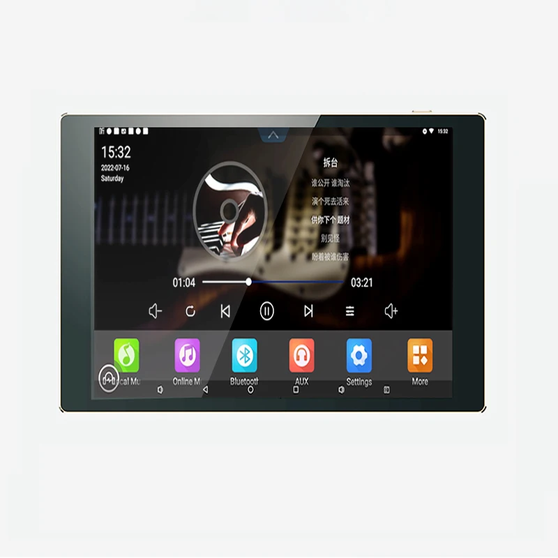 Wall Amplifier 8-Inch WiFi  Bluetoos Indoor Audio Player Smart Home Theater System HD Touch Screen IPS Android