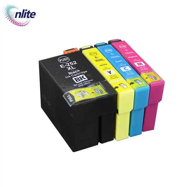 Premium Compatible Ink Cartridge T252 T252xl With Chip For Epson Printer Wf-3620 Wf-3640