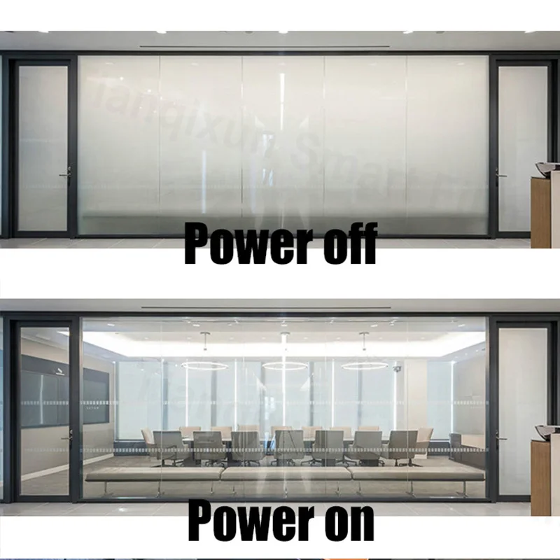 TQX Smart Home Pdlc Tint Electric Window Tint Pdlc Film Partition Electronic Tinting Pdlc Smart Film Switchable Smart Glass Film