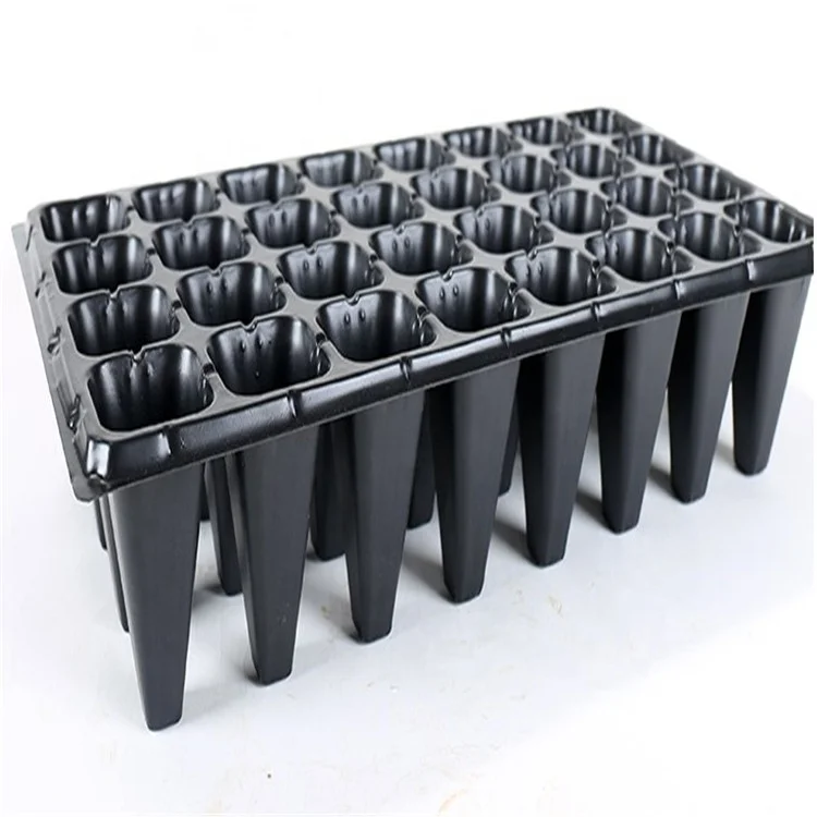 Vacuum Forming Greenhouse Seedling Germination Tray Wholesale Propagation Box Nursery Tray Garden Seed Sprouted Tray With Lid
